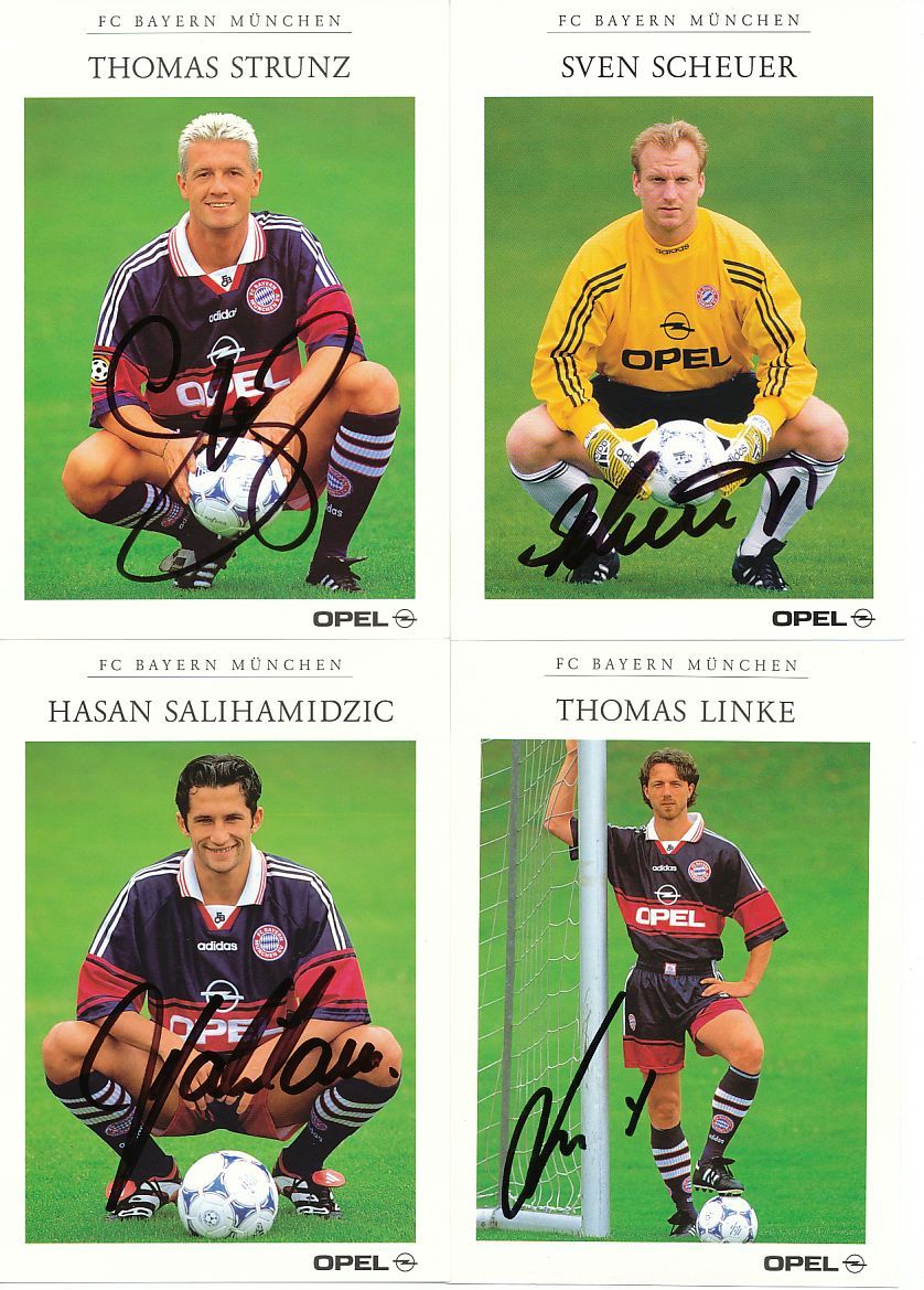 18 x Bayern München Autogrammkartensatz 1998/1999   Nr.20