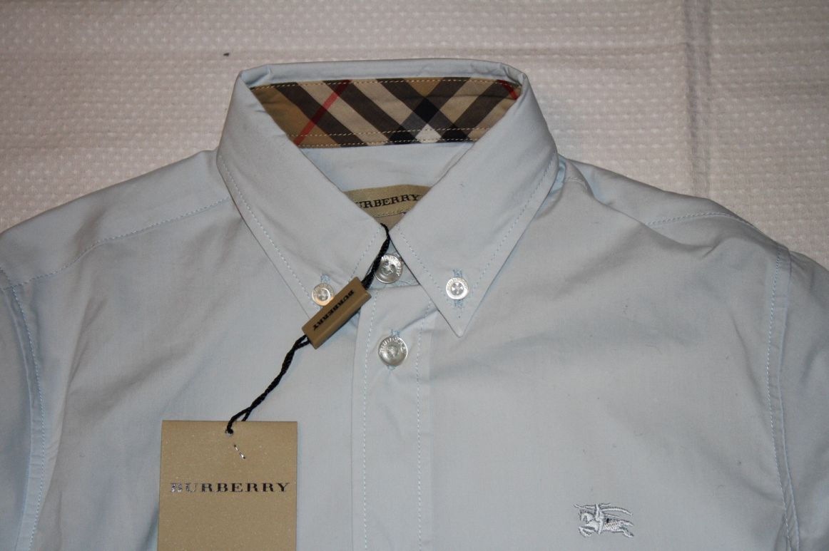 Hemd Burberry NEU 18 Monate/86 hellblau/ Nova Check