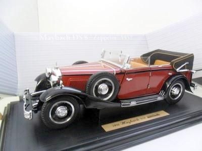 ANSON 1/18 30413 1932 MAYBACH DS 8 ZEPPELIN DARK RED