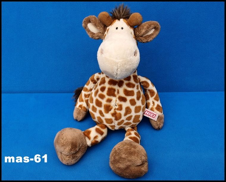 NICI SCHLENKER GIRAFFE 40 CM STOFFTIER WILD FRIENDS BEANIE BAUCHNABEL