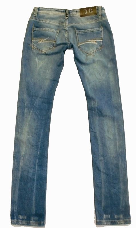 Sexy DC Knackpo Hüftjeans Jeans Röhre Röhrenjeans Destroy W27 W31