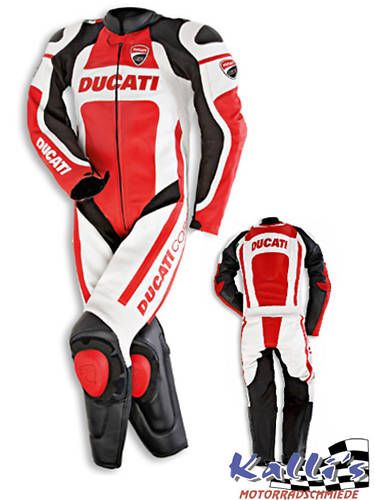 Dainese Lederkombi Ducati Corse Einteiler Gr. 52 NEU