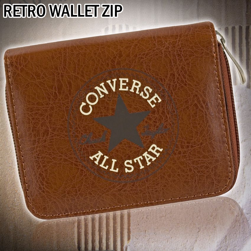 CONVERSE Geldboerse RETRO WALLET ZIP Geldbeutel Portemonnaie