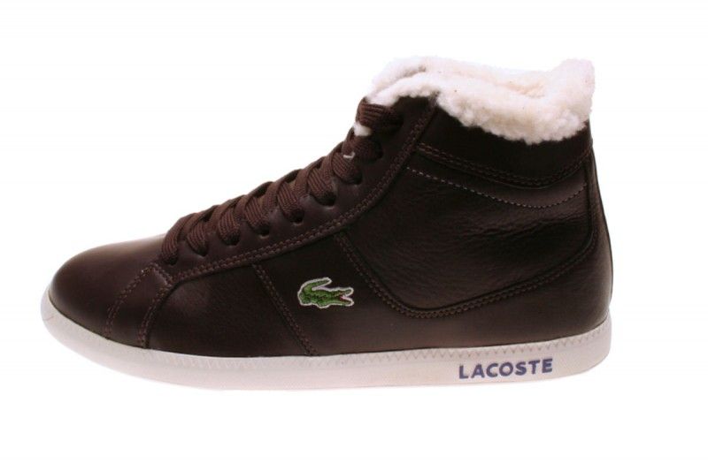 Lacoste Herrenschuhe Observe Hi Fur Dark Brown