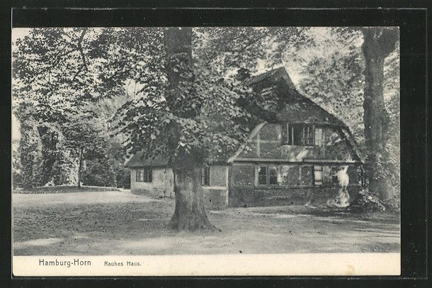 alte AK Hamburg Horn, Rauhes Haus 1910