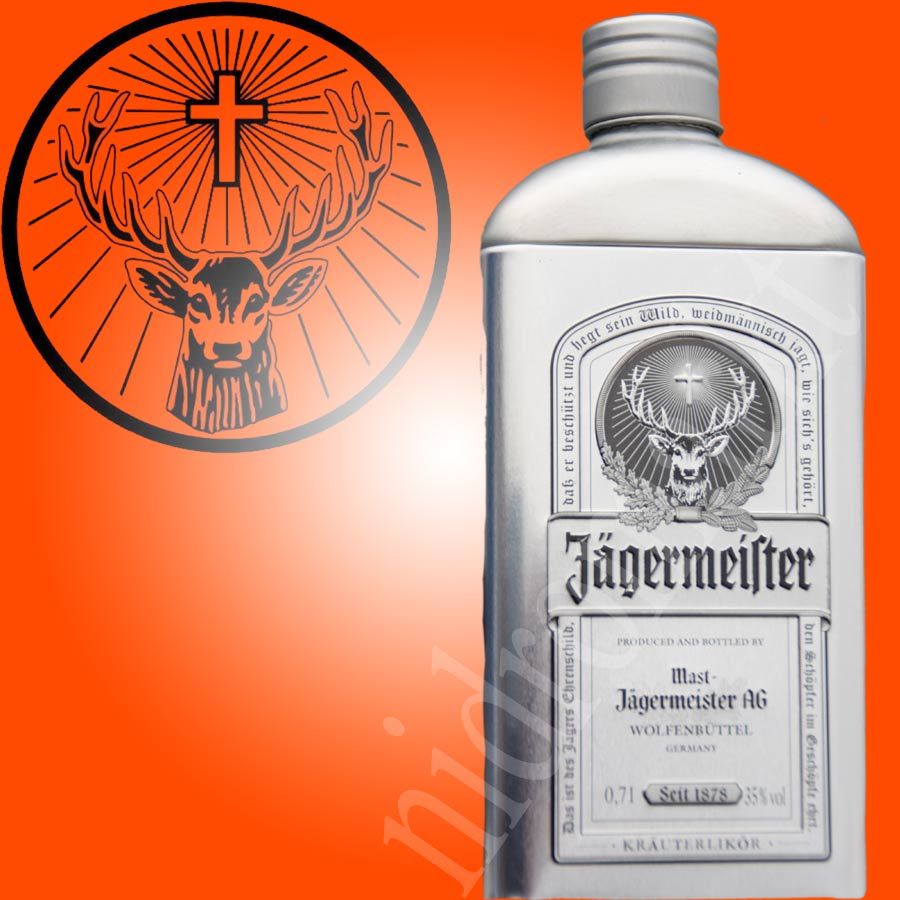 Jägermeister + Metallbox Geschenkset 0,7l 35% Vol