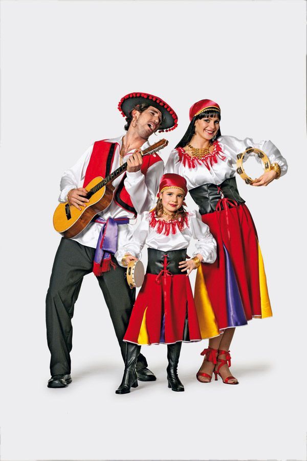 für Damen Fasching Zigeuner Kleid Damenkostüm Gr 38   48