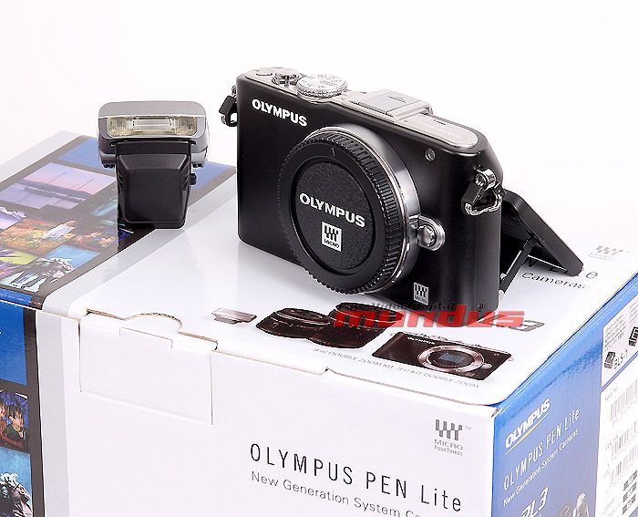 Olympus PEN E PL3 E PL 3 EPL3 BODY Gehäuse + Blitz NEU