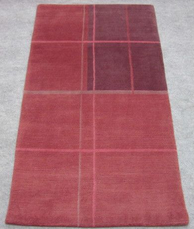 Nepal Teppich Brücke 90x160 rot lila bordeaux handgeknüpft Teppiche