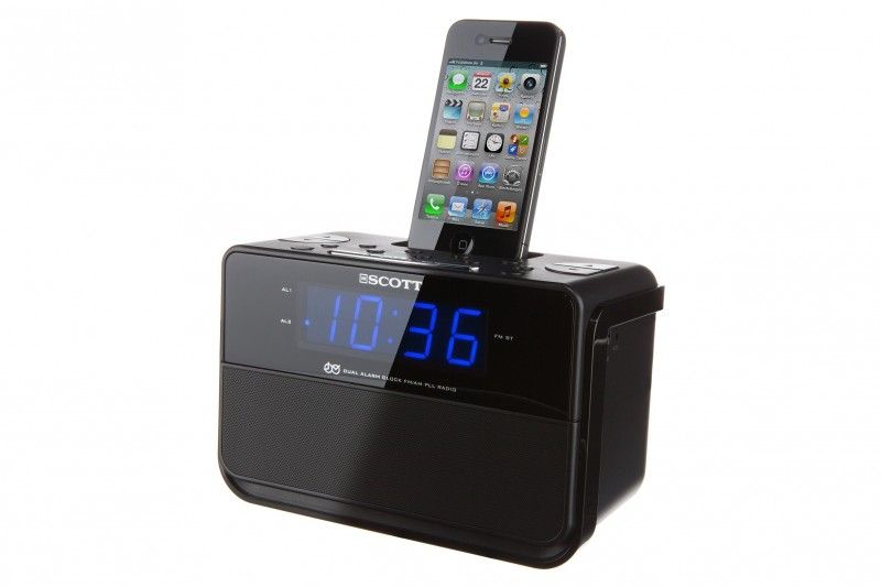 Scott iPOD iPHONE DOCKING DOCK MINI STEREO UHRENRADIO HIFI RADIO