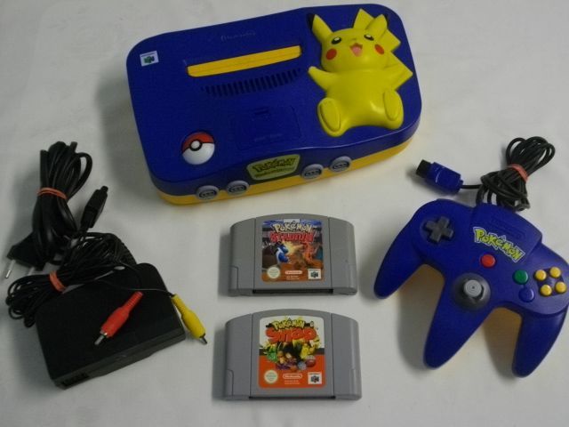 Nintendo 64 + 1 Controller + Pokemon Stadium + Snap