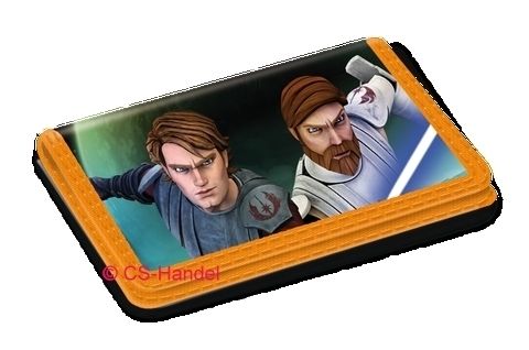 Star Wars Clone Wars Geldbeutel Geldbörse Anakin & Obi Wan