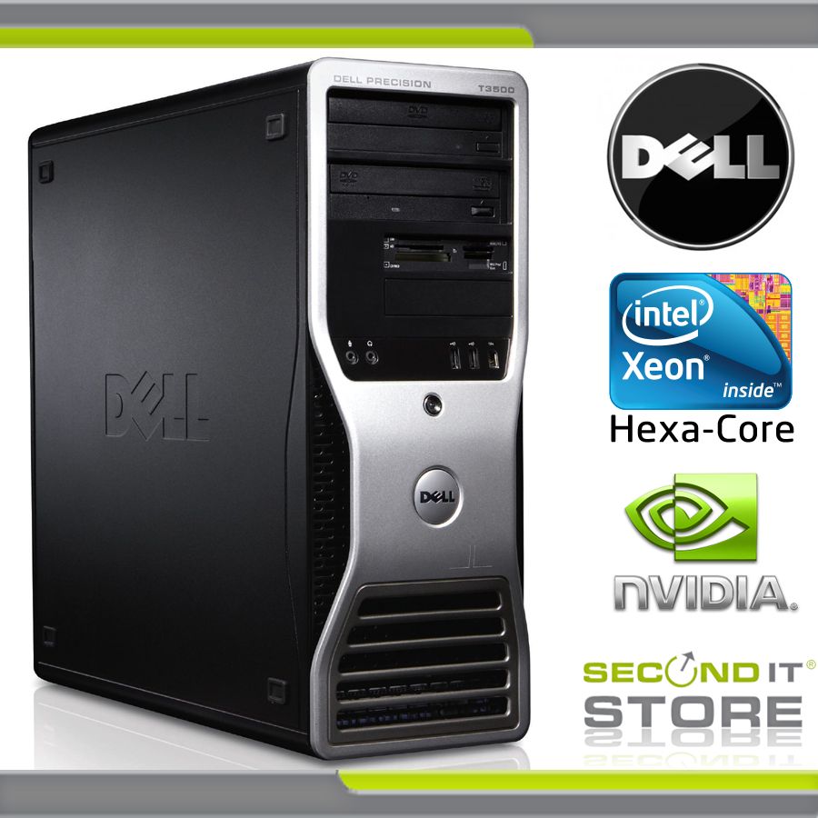 Precision T3500 Intel Xeon Hexa Core 6 x 2 67 GHz 4 GB RAM 320 GB HDD