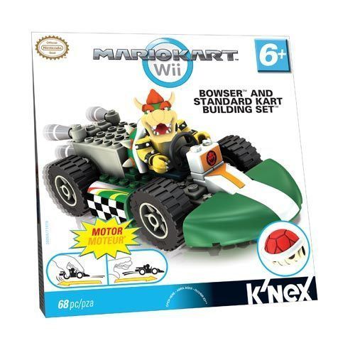 NEX MARIOKART Wii BOWSER AND STANDARD KART BUILDING SET 68PCS NEW