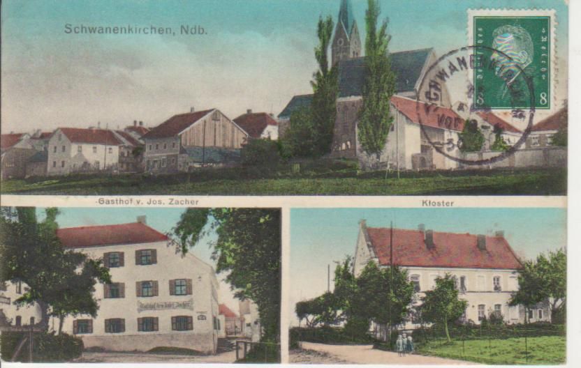 Schwanenkirchen Gasthof Zacher Kloster gl1930 76.390