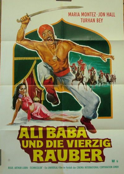 ALI BABA UND DIE VIERZIG RÄUBER `73 WA Plakat A1