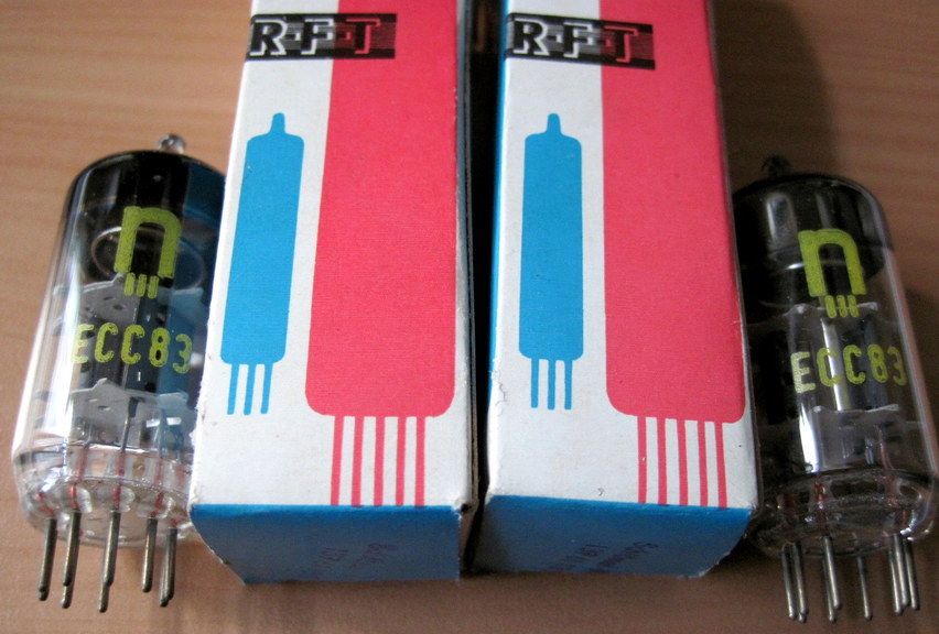 pair ECC83 ECC 83 neu unbenutztes Paar 5