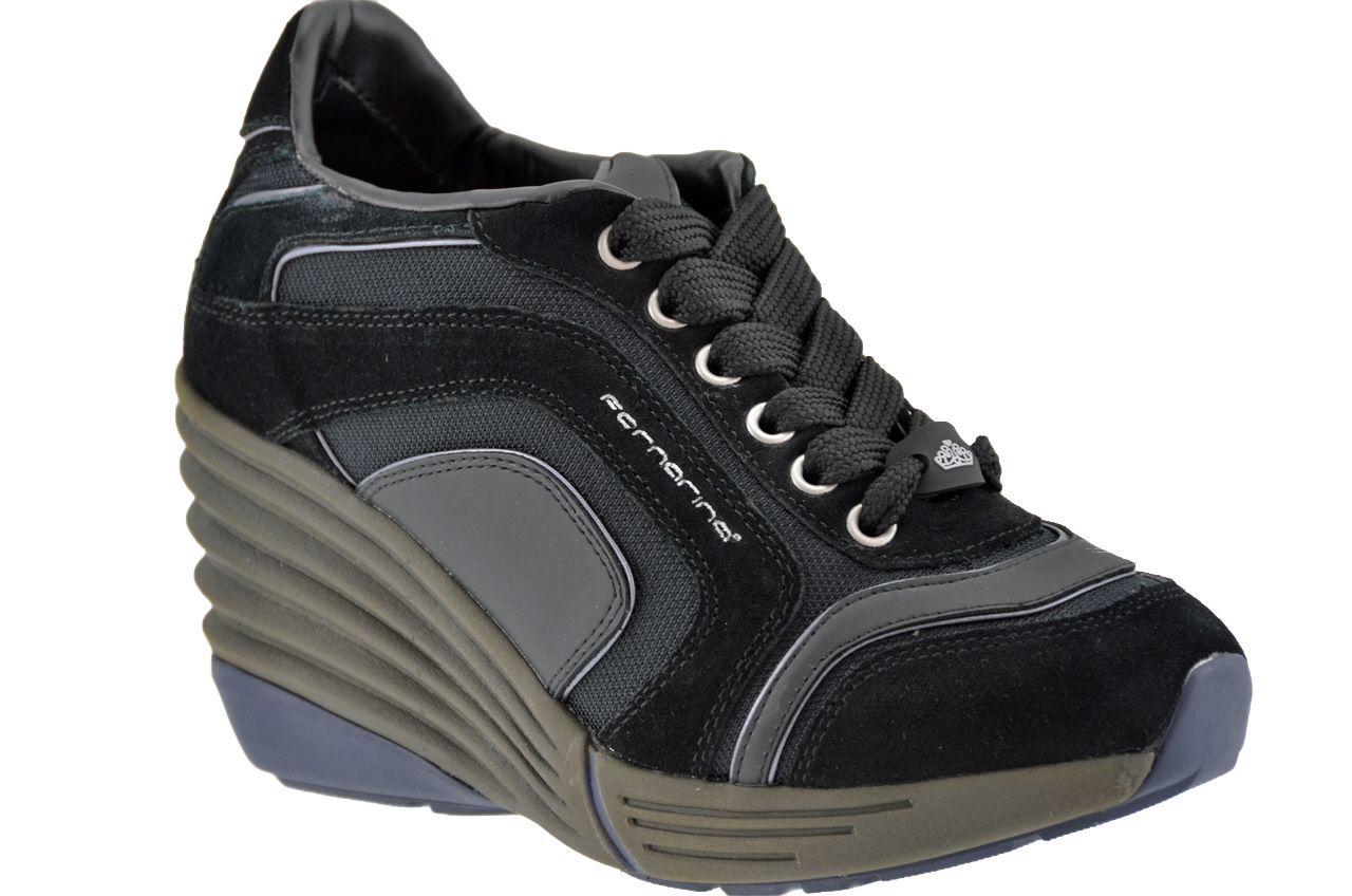 Fornarina Sneakers Zeppa 80 plateauschuh wedge gr 38 DAMENSCHUHE