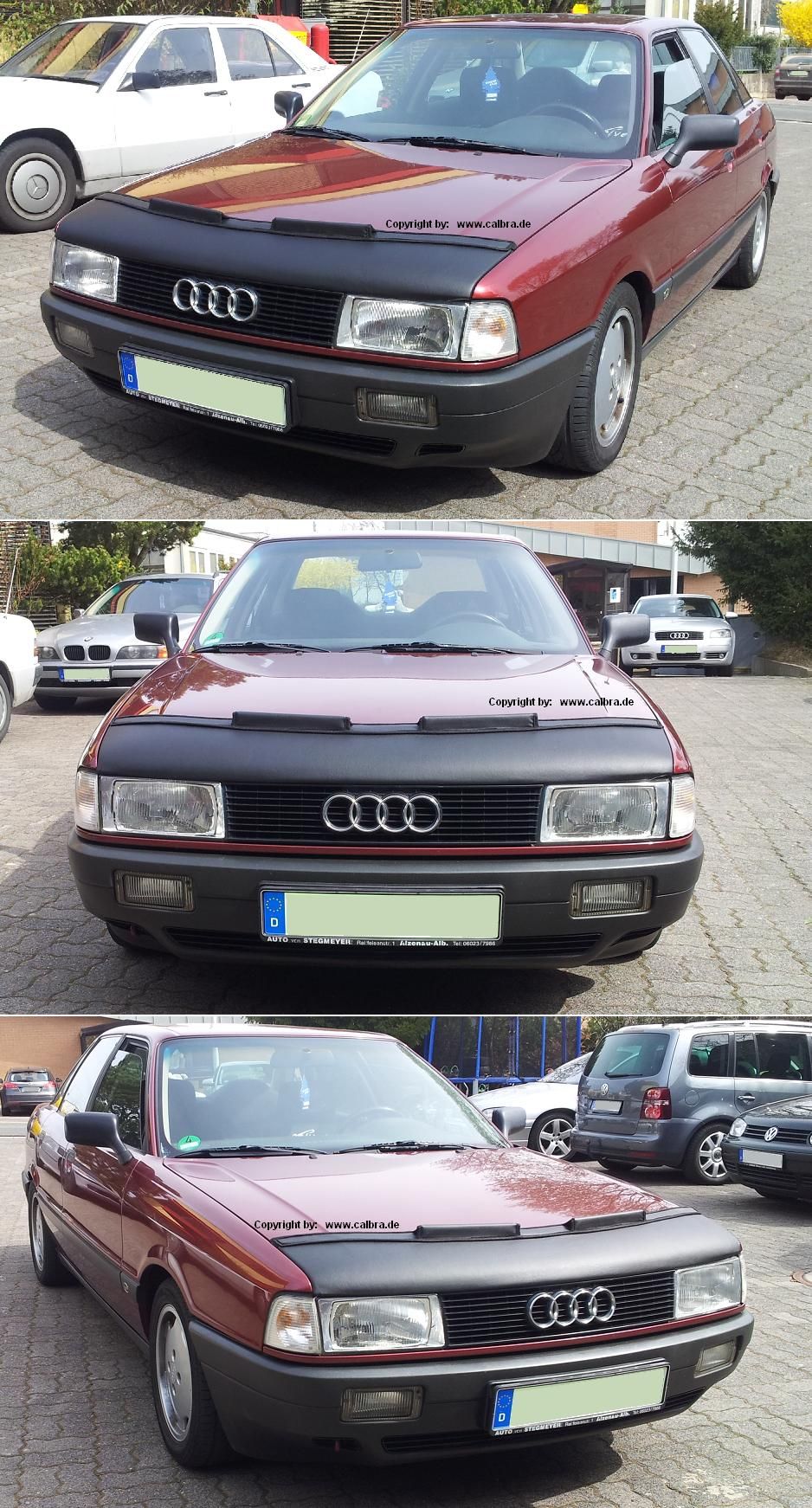 BRA Steinschlagschutz Haubenbra Audi 80 90 B3 1986 1991