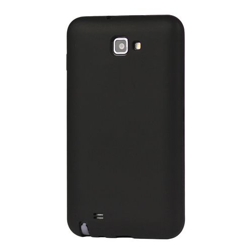 Samsung Galaxy Note i9220 N7000 Silikon Schutzhülle TPU Cover Schwarz