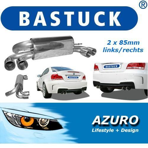 Bastuck Auspuff Endtopf BMW 1 er M Coupe 2x85 L R Sportauspuff