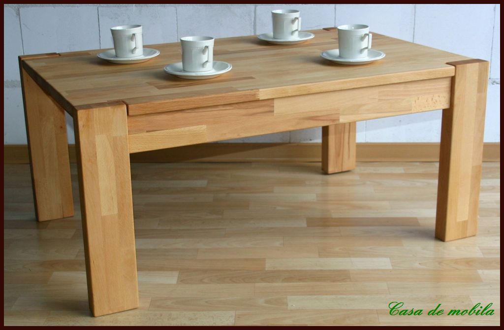 ESSTISCH Eßtisch Küchen Tisch 120x90 Holz Kernbuche Buche massiv