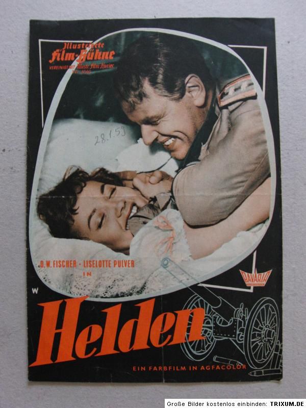 Helden (1958) IFB 4560 O.W. Fischer Liselotte Pulver Ellen Schwiers