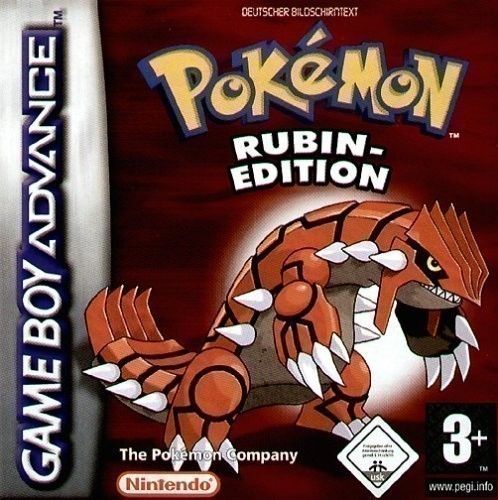 GBA Spiel   POKEMON   RUBIN EDITION (Modul)   f. Nintendo Gameboy GB