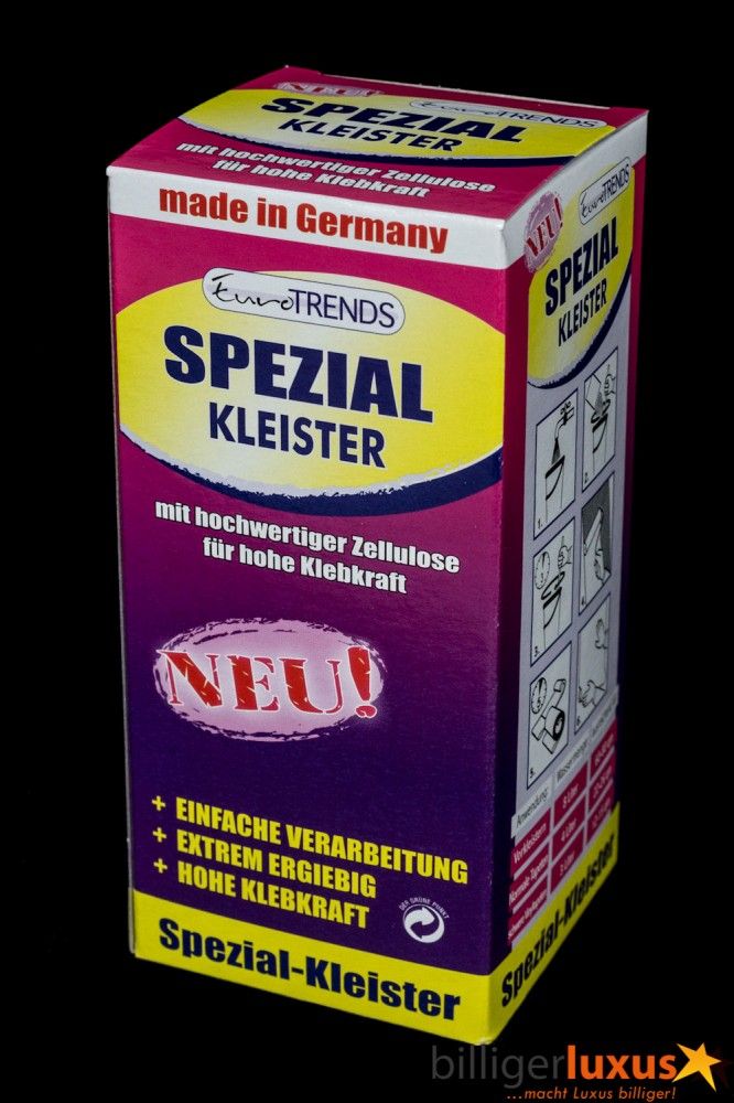 Pak. Tapetenkleister Spezial Kleister 200g 6,75€/kg