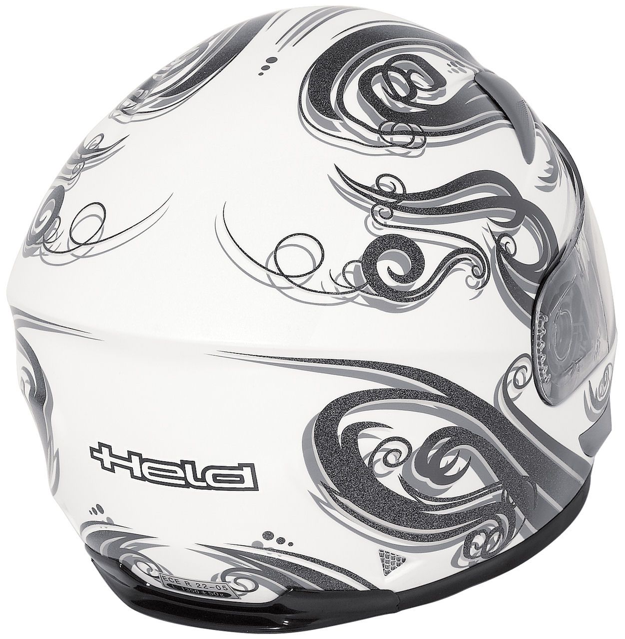 Held Helm 7010 Rollerhelm Motorradhelm Tribal weiss S