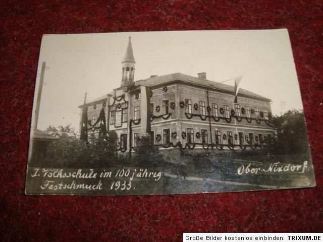 Nixdorf, (heute Mikulásovice) 100 Jahre Volksschule, 1933 (3)