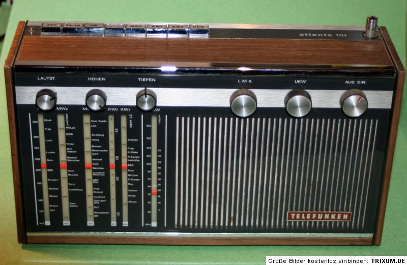 Altes Transistorradio Telefunken atlanta 101