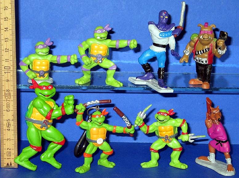 Ninja Turtles === 8 x Bully Turtels Figuren