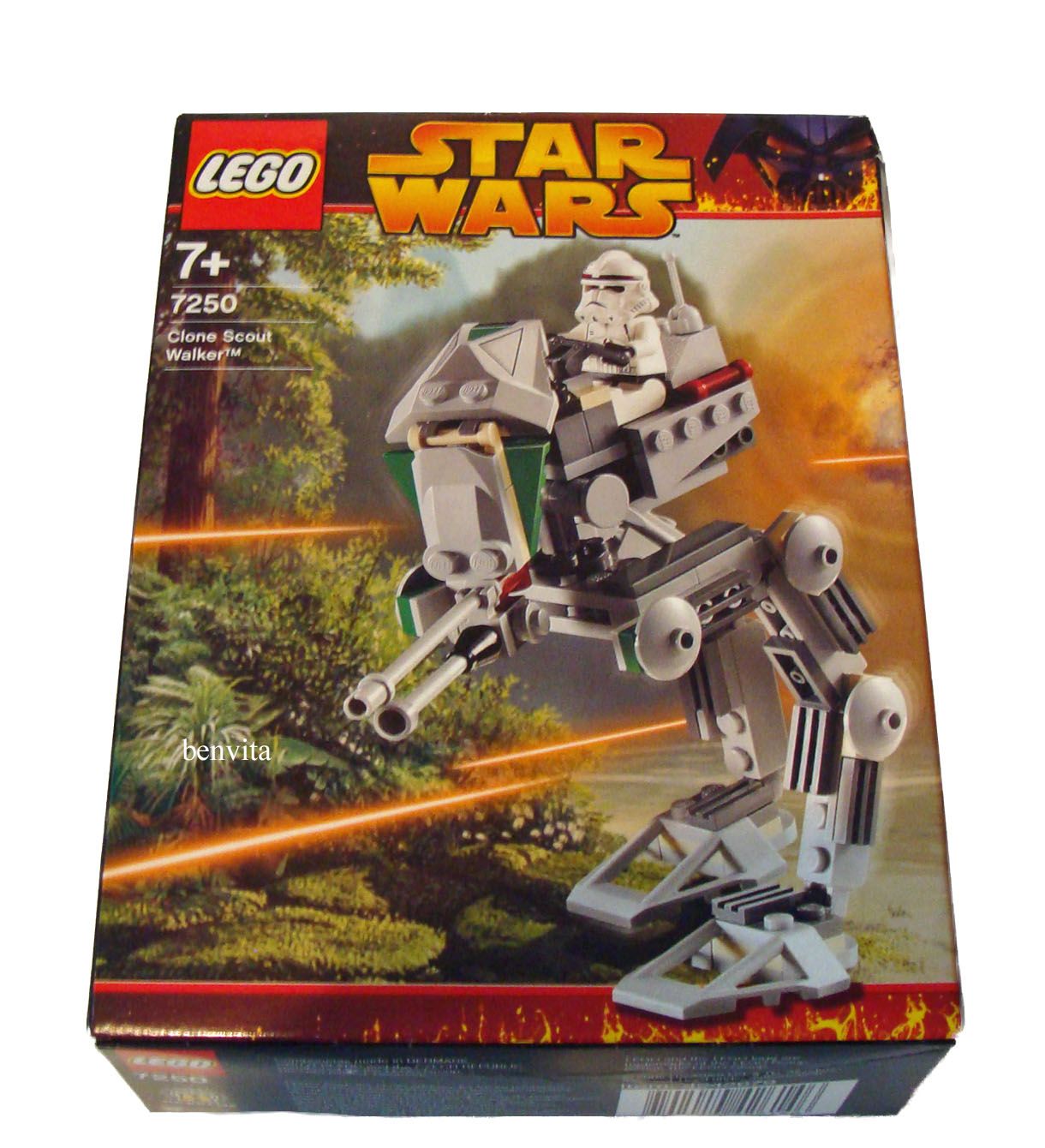 Wars 7250   Clone Scout Walker 108 Teile 7+   Neu 5702014426146