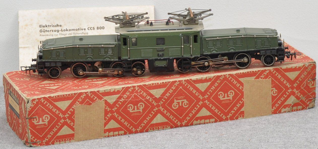 Märklin CCS 800 .6 schweizer E Lok Krokodil olivgrün Okt__HO