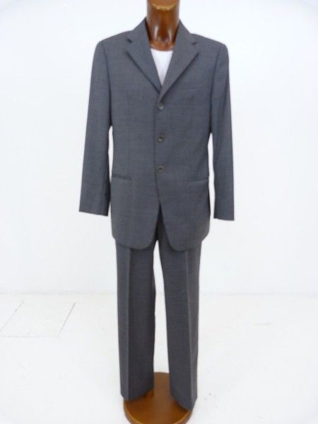 ARMANI ANZUG grau Gr. 50   100% WOLLE EDEL SAKKO & HOSE /XU758