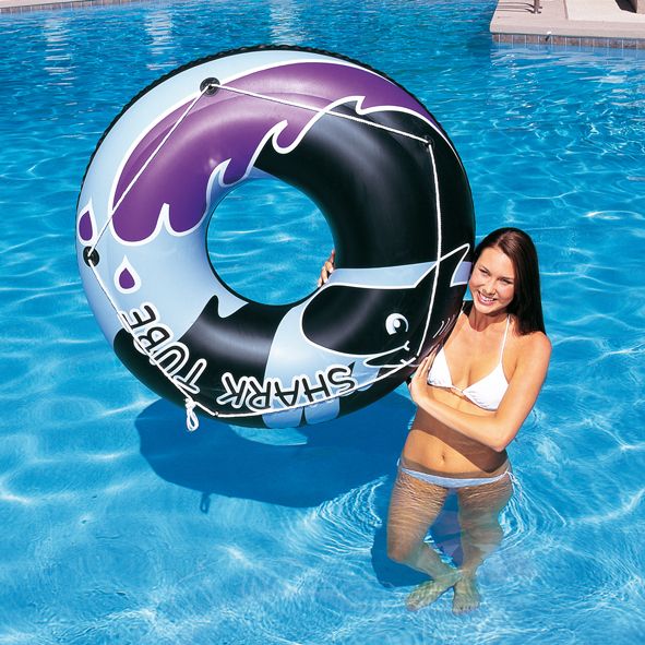 XXl Schwimmreifen Schwimmring Hai Design D119cm Bestway