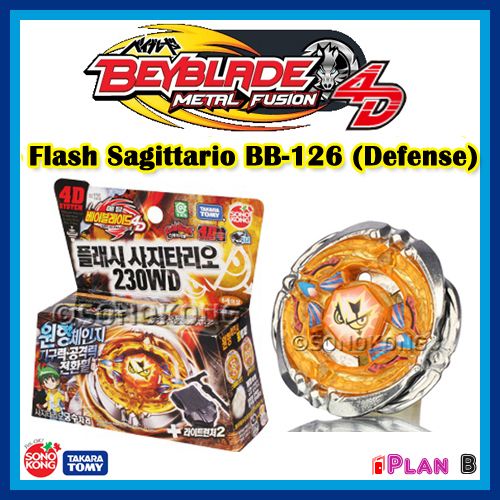  Metall Fusion Masters 4D Flash Sagittario 230WD BB 126 Defense NEU