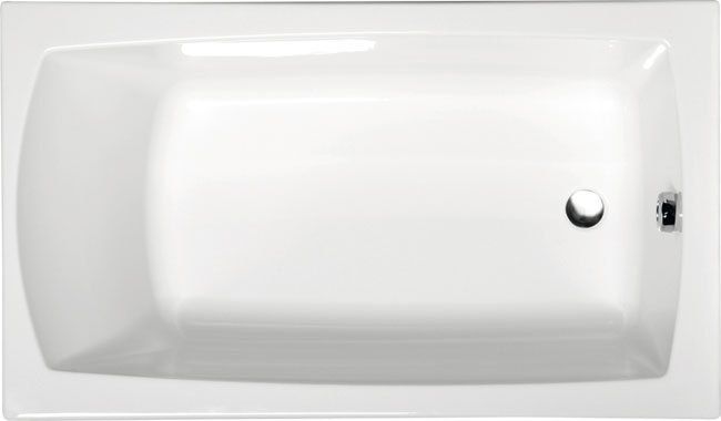 ab199 Mini Sitzwanne Badewanne Lily 120 x 70 +Füße FREI