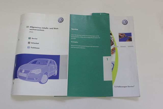 Original VW Polo 9N3 Bordbuch Bedienungsanleitung BDA Deutsch 11.2006
