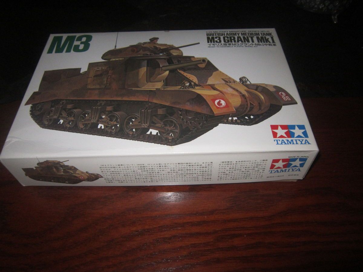 BRITISH ARMY TANK M3 GRANT, TAMIYA No. MM141 ****