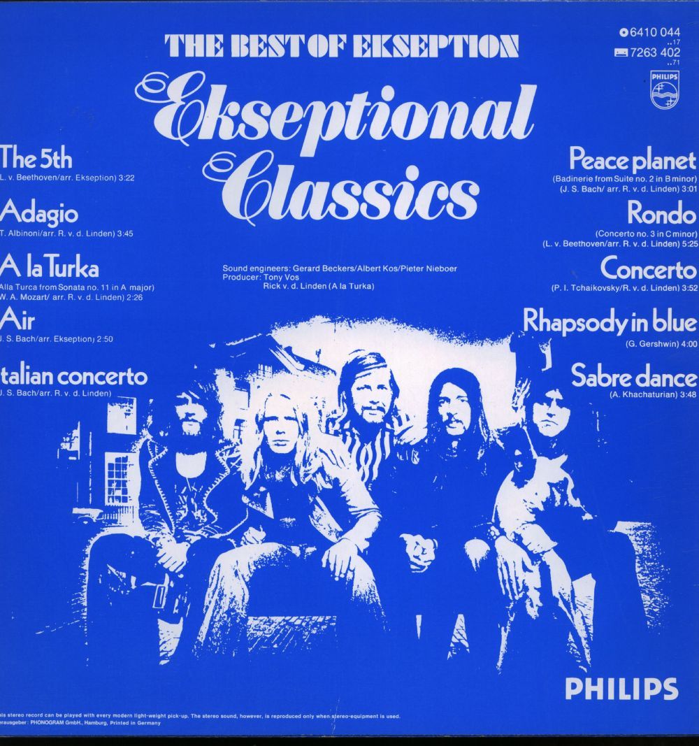 12 LP   EKSEPTION   EKSEPTIONAL CLASSICS   THE BEST OF