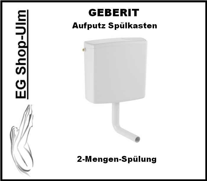 Geberit Aufputz Spülkasten AP 140 Zweimengensteuerung tiefhängend