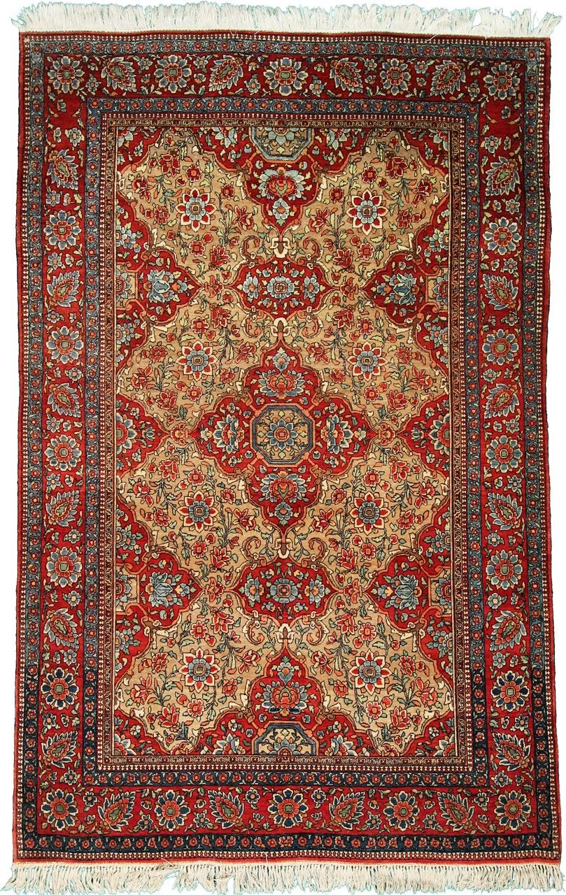 Perser Teppich ISFAHAN AHMAD 220x140 Orientteppich echter