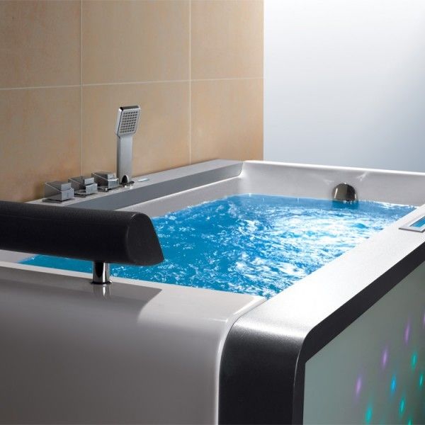 EAGO Whirlpool AM151JDTSZ 180x 90/links WHIRLWANNE JACUZZI BELEUCHTETE