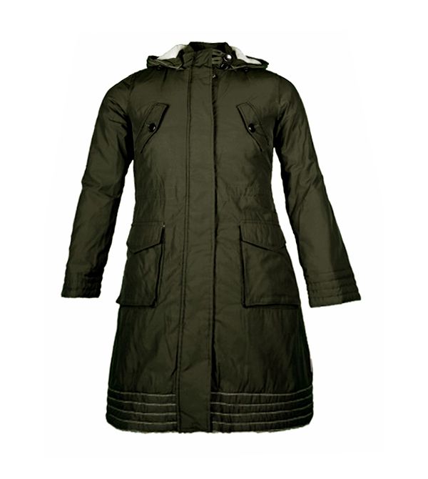 Mädchen Jacke Mantel Atmungsaktiv olivgrün UVP 149, € NEU