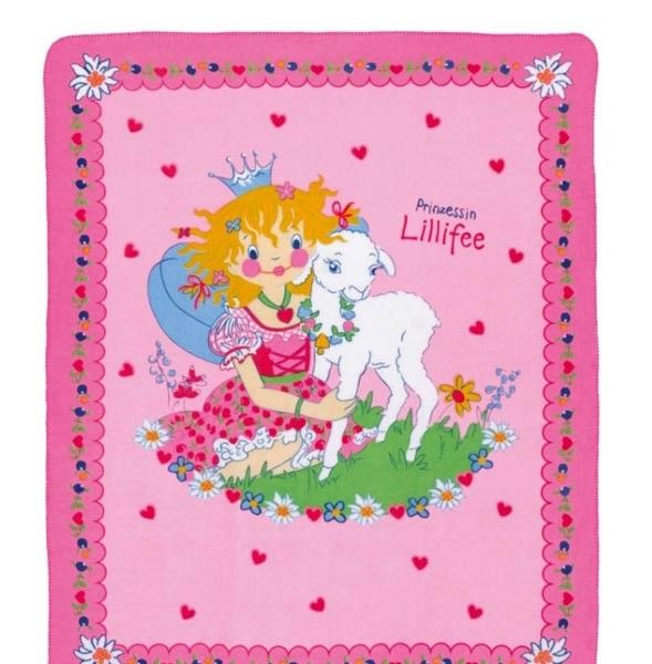 Decke Prinzessin Lillifee ca. 130 x 160 cm Spiegelburg Kinderdecke