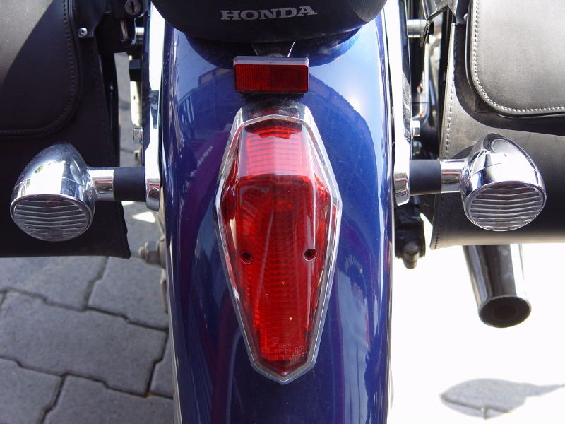 HONDA VTX 1300 Blinker weiß & CHROM Schirm NEU