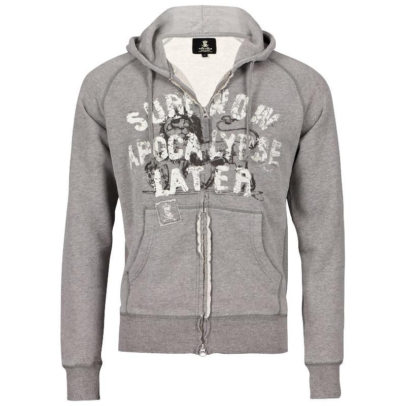 Sweatjacke Sweatshirt Jacke HOODY grau L UVP 169,90 € NEU 