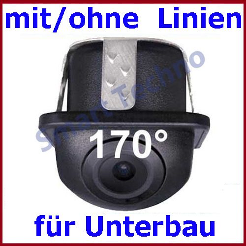 RÜCKFAHRKAMERA UNTERBAU EINBAU 170° BREITWINKEL NACHTSICHT vk